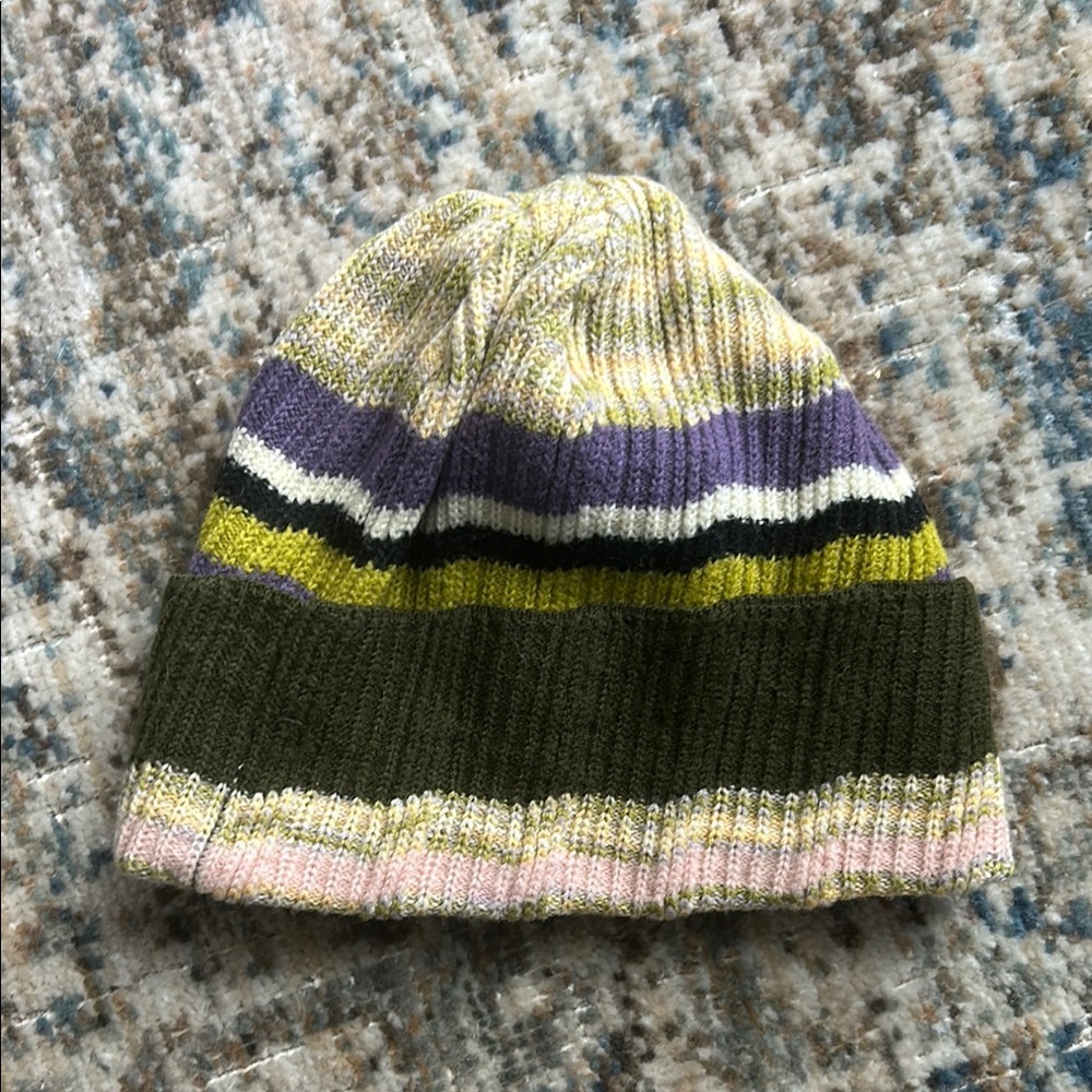 Striped Knit Beanie